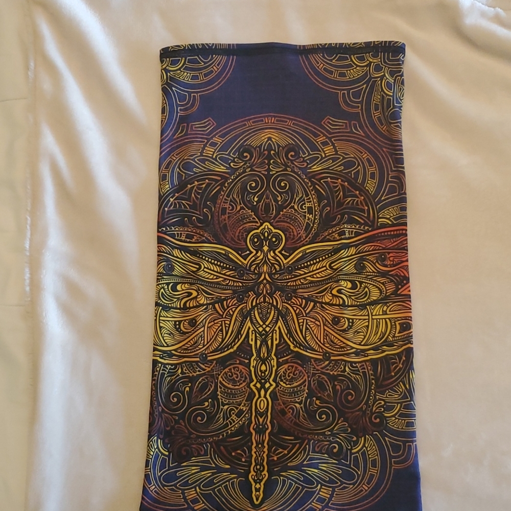 InknBurn Dragonfly neck gaiter